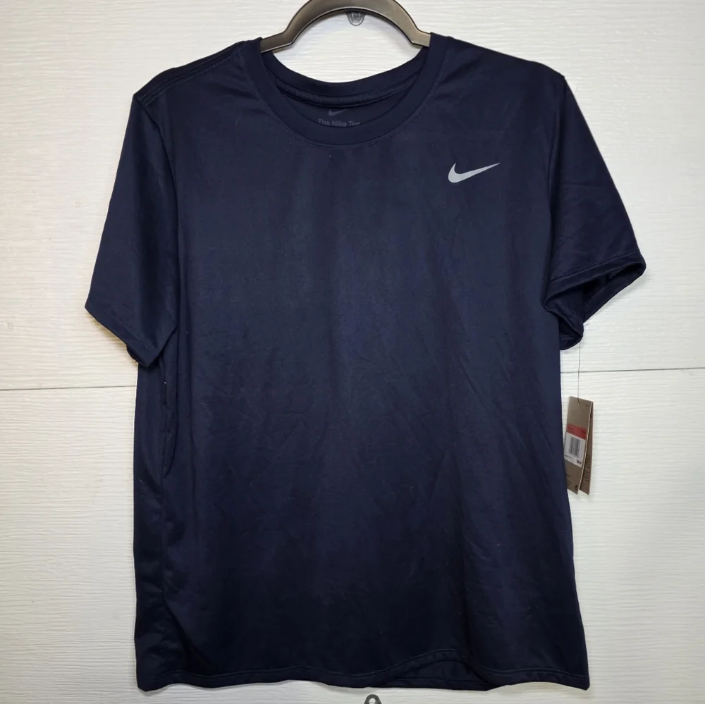 Nike Womens Navy Short Sleeve Tee